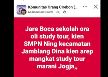 Viral, SMP Negeri di Kecamatan Jamblang Cirebon Studi Tur ke Yogyakarta