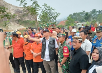Penanganan Bencana Longsor Gunung Kuda, Pemkab Cirebon Terus Berkoordinasi dengan Semua Pihak