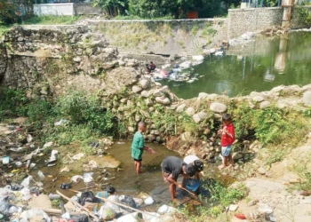Bendung Canggong di Panembahan Cirebon Jebol Tak Kunjung Diperbaiki