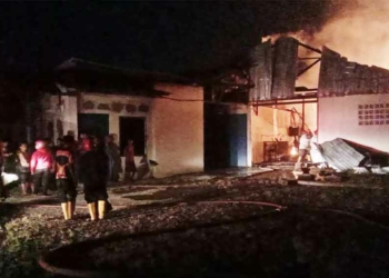 Kebakaran di Cirebon, Pabrik Pembuat Briket Arang Dilalap Api