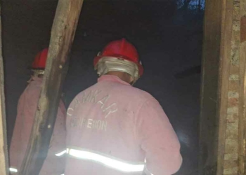 ODGJ Berulah, Rumah Warga Desa Wiyong Cirebon Terbakar