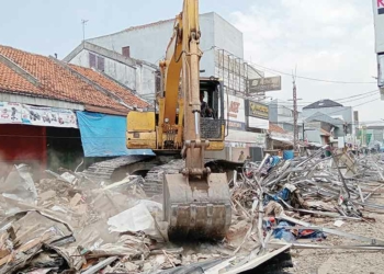 Pasar Darurat Jungjang Cirebon Akhirnya Dibongkar