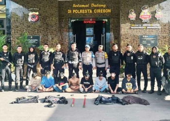 Bawa Sajam, Polisi Amankan 8 Pemuda di Arjawinangun Cirebon