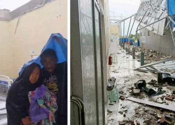 Pasien Basah Kuyup, Atap Klinik Kita Sehat Ciledug Cirebon Porak-poranda Diterjang Angin Puting Beliung