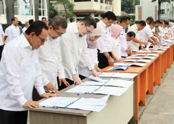 ASN Pemkot Cirebon Tandatangani Pakta Integritas